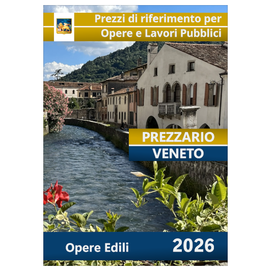 Copertina: Prezzario Veneto OO. PP. 2026